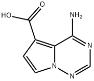 4-AMinopyrrolo[2,1-f][1,2,4]triazine-5-carboxylic acid Structure