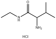 2-Amino-N-ethyl-3-methylbutanamide hydrochloride Structure