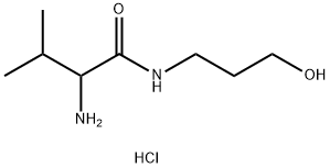 2-Amino-N-(3-hydroxypropyl)-3-methylbutanamidehydrochloride Structure