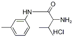 2-Amino-3-methyl-N-(3-methylphenyl)butanamidehydrochloride 구조식 이미지