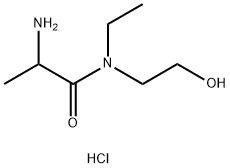 2-Amino-N-ethyl-N-(2-hydroxyethyl)propanamidehydrochloride Structure