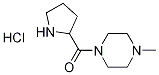 (4-Methyl-1-piperazinyl)(2-pyrrolidinyl)methanonehydrochloride 구조식 이미지