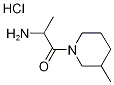 2-Amino-1-(3-methyl-1-piperidinyl)-1-propanonehydrochloride 구조식 이미지