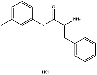 2-Amino-N-(3-methylphenyl)-3-phenylpropanamidehydrochloride Structure