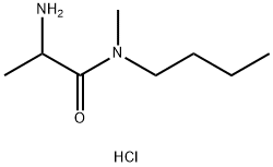 2-Amino-N-butyl-N-methylpropanamide hydrochloride Structure