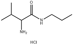 2-Amino-3-methyl-N-propylbutanamide hydrochloride 구조식 이미지