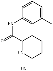 N-(3-Methylphenyl)-2-piperidinecarboxamidehydrochloride 구조식 이미지