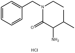 2-Amino-N-benzyl-N-ethyl-3-methylbutanamidehydrochloride 구조식 이미지