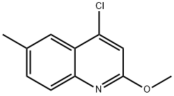 4-CHLORO-2-METHOXY-6-METHYLQUINOLINE Structure