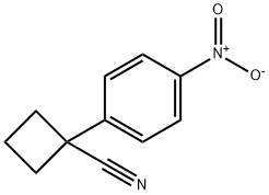 1-(4-NITROPHENYL)CYCLOBUTANECARBONITRILE Structure