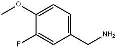 3-FLUORO-4-METHOXYBENZYLAMINE Structure
