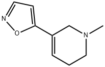 Pyridine, 1,2,3,6-tetrahydro-5-(5-isoxazolyl)-1-methyl- (9CI) 구조식 이미지