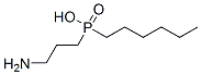 3-aminopropyl(hexyl)phosphinic acid Structure