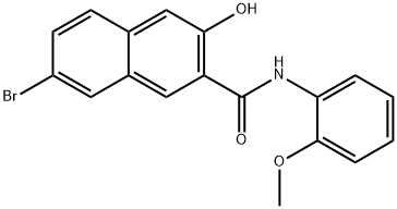 N-(2,3-Dihydro-2-oxo-1H-benzimidazol-5-yl)-3-hydroxy-2-naphthalenecarboxamide 구조식 이미지