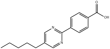 5-Pentylpyrimidine-2-Yl-P-BenzoicAcid Structure