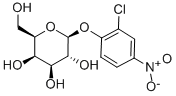 2-CHLORO-4-NITROPHENYL-BETA-D-GALACTOPYRANOSIDE Structure
