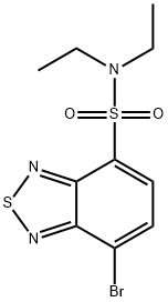 7-Bromo-N,N-diethyl-2,1,3-benzothiadiazole-4-sulfonamide Structure