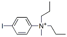 N,N-디프로필-4-요오도페닐-N-메틸암모늄 구조식 이미지