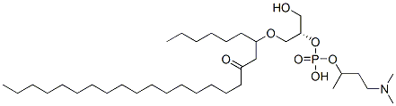 1-stearoyl-2-capryl sn-glycero-3-phospho-N-trimethylpropanolamine Structure