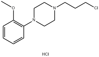 1-(2-METHOXYPHENYL)-4-(3-CHLOROPROPYL)PIPERAZINE DIHYDROCHLORIDE 구조식 이미지