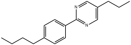 2-(4-n-Butylphenyl)-5-n-propyl-pyrimidine Structure