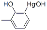 Hydroxymercury cresol Structure