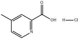 2-Pyridinecarboxylic acid, 4-methyl-, hydrochloride (1:1) 구조식 이미지