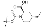 4-ETHYL-PIPERIDINE-1,2-DICARBOXYLIC ACID 1-TERT-BUTYL ESTER Structure