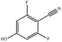 2,6-Difluoro-4-hydroxybenzonitrile 구조식 이미지