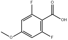 2,6-DIFLUORO-4-METHOXYBENZOIC ACID Structure