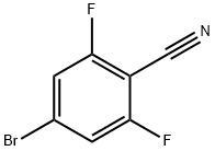 4-Bromo-2,6-difluorobenzonitrile 구조식 이미지