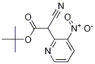 t-Butyl 2-cyano-2-(3-nitropyridin-2-yl)acetate Structure