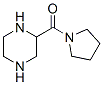 Pyrrolidine, 1-(2-piperazinylcarbonyl)- (9CI) Structure