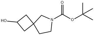 N-BOC-6-azaspiro[3.4]octan-2-ol 구조식 이미지