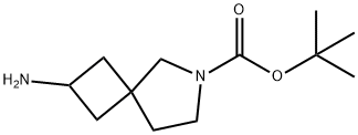 6-Azaspiro[3.4]octane-6-carboxylic acid, 2-amino-, 1,1-dimethylethyl ester 구조식 이미지