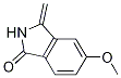 2,3-dihydro-5-Methoxy-3-Methylene-1H-Isoindol-1-one Structure