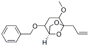 6,8-Dioxabicyclo3.2.1octane, 4-methoxy-2-(phenylmethoxy)-5-(2-propenyl)-, 1R-(exo,exo)- 구조식 이미지