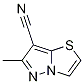 6-Methylpyrazolo[3,2-b][1,3]thiazole-7-
carbonitrile Structure