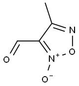 4-메틸-1,2,5-옥사디아졸-3-카브알데히드2-옥사이드 구조식 이미지