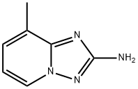 8-메틸-[1,2,4]트라이아졸로[1,5-a]피리딘-2-아민 구조식 이미지