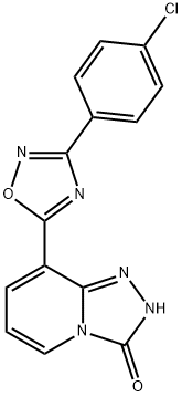 8-[3-(4-Chlorophenyl)-1,2,4-oxadiazol-5-yl][1,2,4]triazolo[4,3-a]pyridin-3(2H)-o Structure