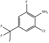 2-Chloro-6-fluoro-4-trifluoromethylaniline Structure