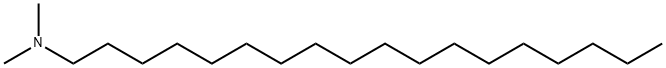 N,N-디메틸-1-옥타데칸아민 구조식 이미지