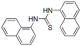 1,3-di-1-naphthyl-2-thiourea Structure