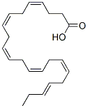 (4Z,7Z,10Z,13Z,16Z,19E)-4,7,10,13,16,19-Docosahexaenoic acid Structure