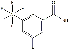 3-Fluoro-5-(pentafluorosulfur)benzamide Structure