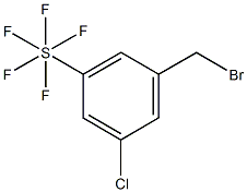 3-Chloro-5-(pentafluorosulphur)benzylbromide 구조식 이미지