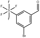 3-Bromo-5-(pentafluorosulfur)benzaldehyde Structure