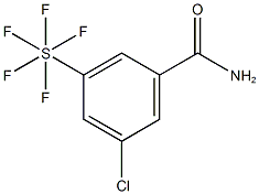 3-Chloro-5-(pentafluorosulfur)benzamide 구조식 이미지