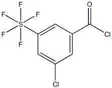3-Chloro-5-(pentafluorosulfur)benzoyl chloride 구조식 이미지